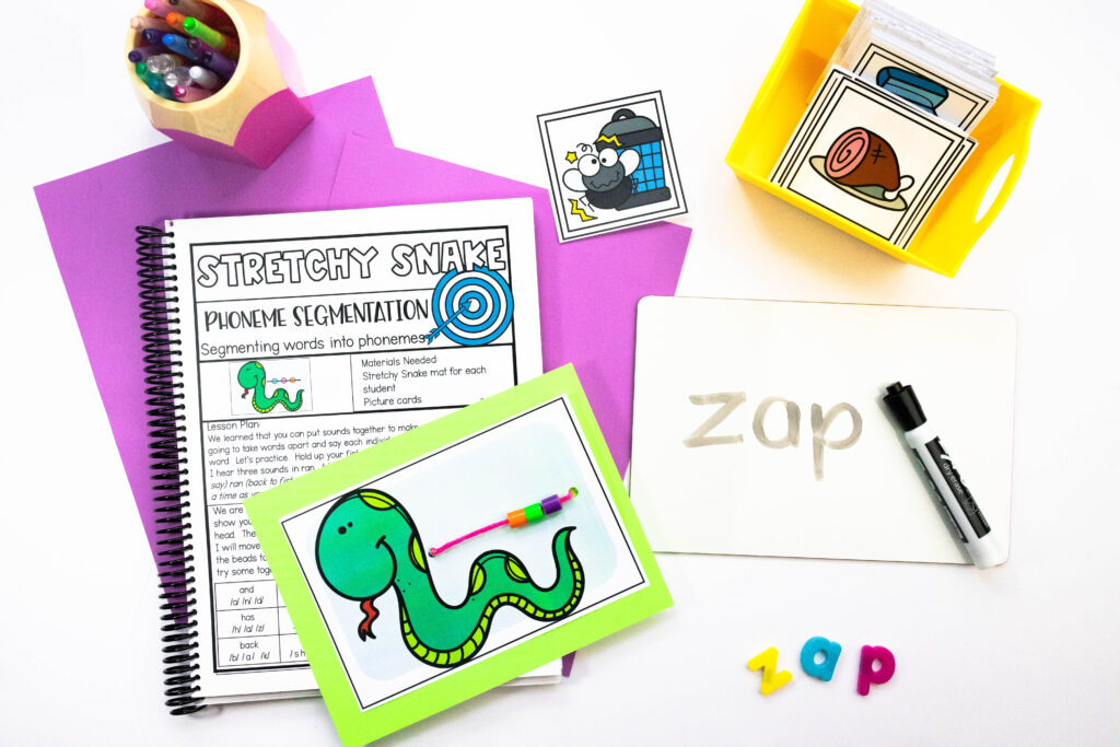 Snake phoneme segmentation mat
