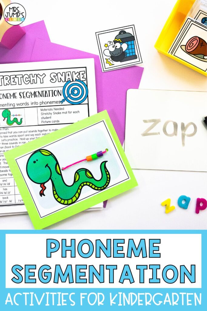 Phoneme Segmentation Activities for Kindergarten