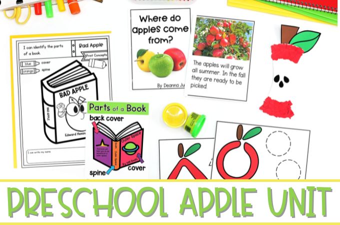 Preschool Apple Unit