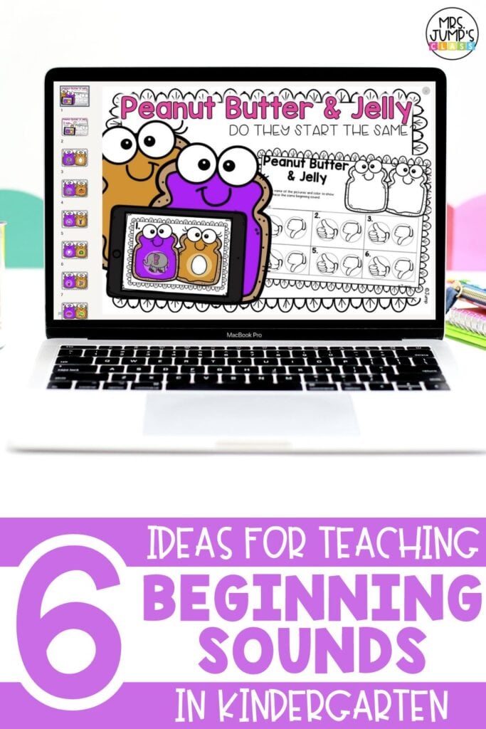 6 Ideas for Teaching Beginning Sounds