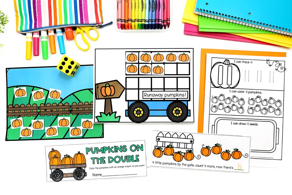 Pumpkin theme number sense activities