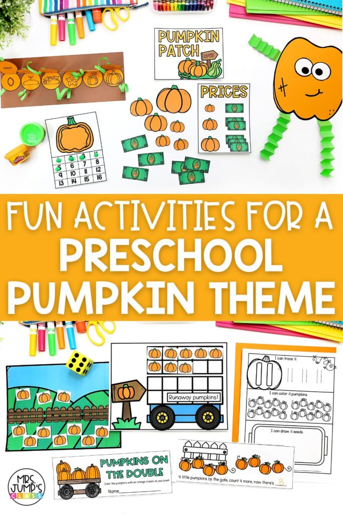 Fun activities for a preschool pumpkin theme