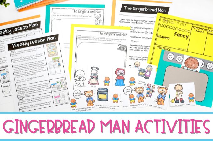 Gingerbread man activities