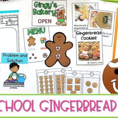 Preschool Gingerbread Unit Activities