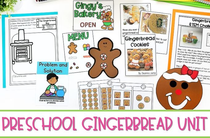 Preschool Gingerbread Unit