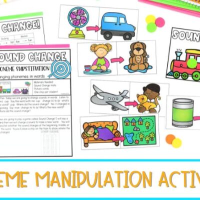 Phoneme Manipulation Activities for Small Groups