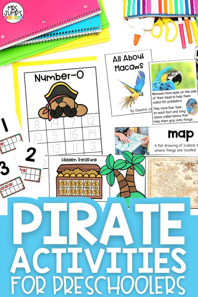 Pirate activities for preschoolers