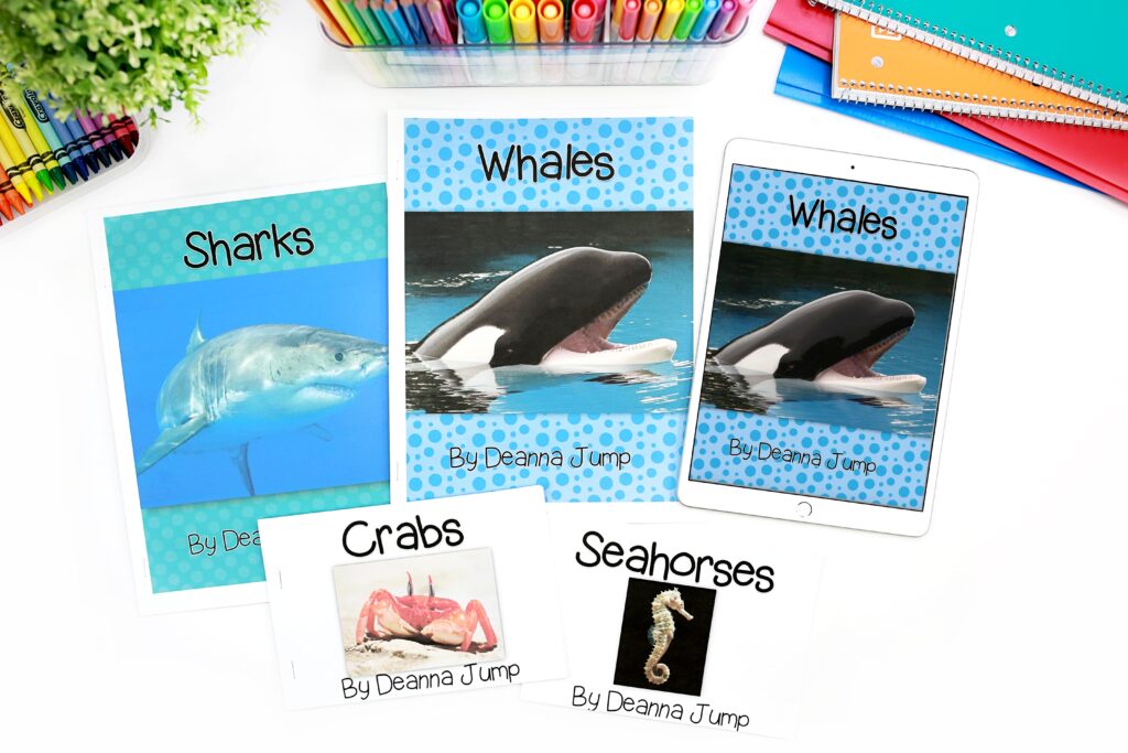 Ocean animal nonfiction readers