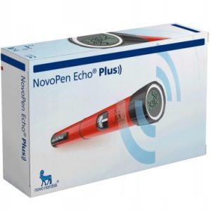 Шприц-ручка NovoPen Echo Plus для інсуліну з кроком 0.5 та пам’яттю останніх ін’єкцій.