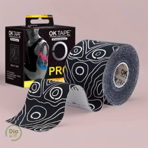 Гіпоалергенний водостійкий кінезіо тейп OK Tape 7.5 см × 5 м