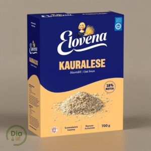 Вівсяні висівки Elovena 700 г — не швидко піднімають рівень цукру