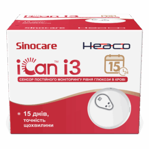 Sinocare iCan i3 CGM сенсор безперервного моніторингу глюкози на 15 днів