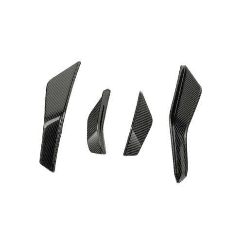 SOOQOO AUDI RS3 8Y Facelift Front Canards In Prepreg Carbon Fiber (1)