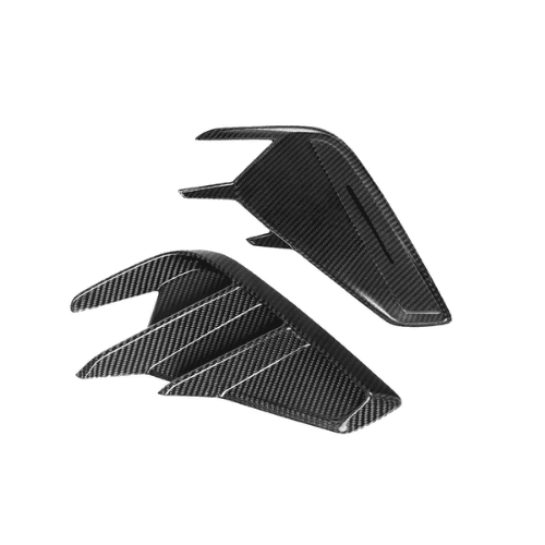 SOOQOO AUDI RS3 8Y Rear Bumper Inserts In Prepreg Carbon Fiber (1)