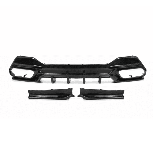 SOOQOO BMW 8 Series G14 Rear Diffuser In Prepreg Carbon Fiber (1)