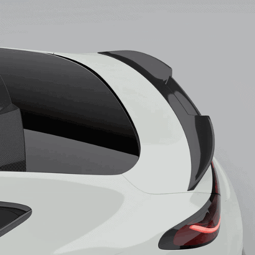 SOOQOO MERCEDES CLE C236 Rear Spoiler In Prepreg Carbon Fiber (1)