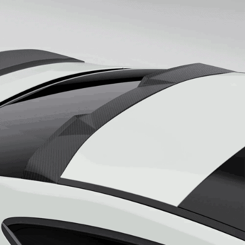 SOOQOO MERCEDES CLE C236 Roof Spoiler In Prepreg Carbon Fiber (1)