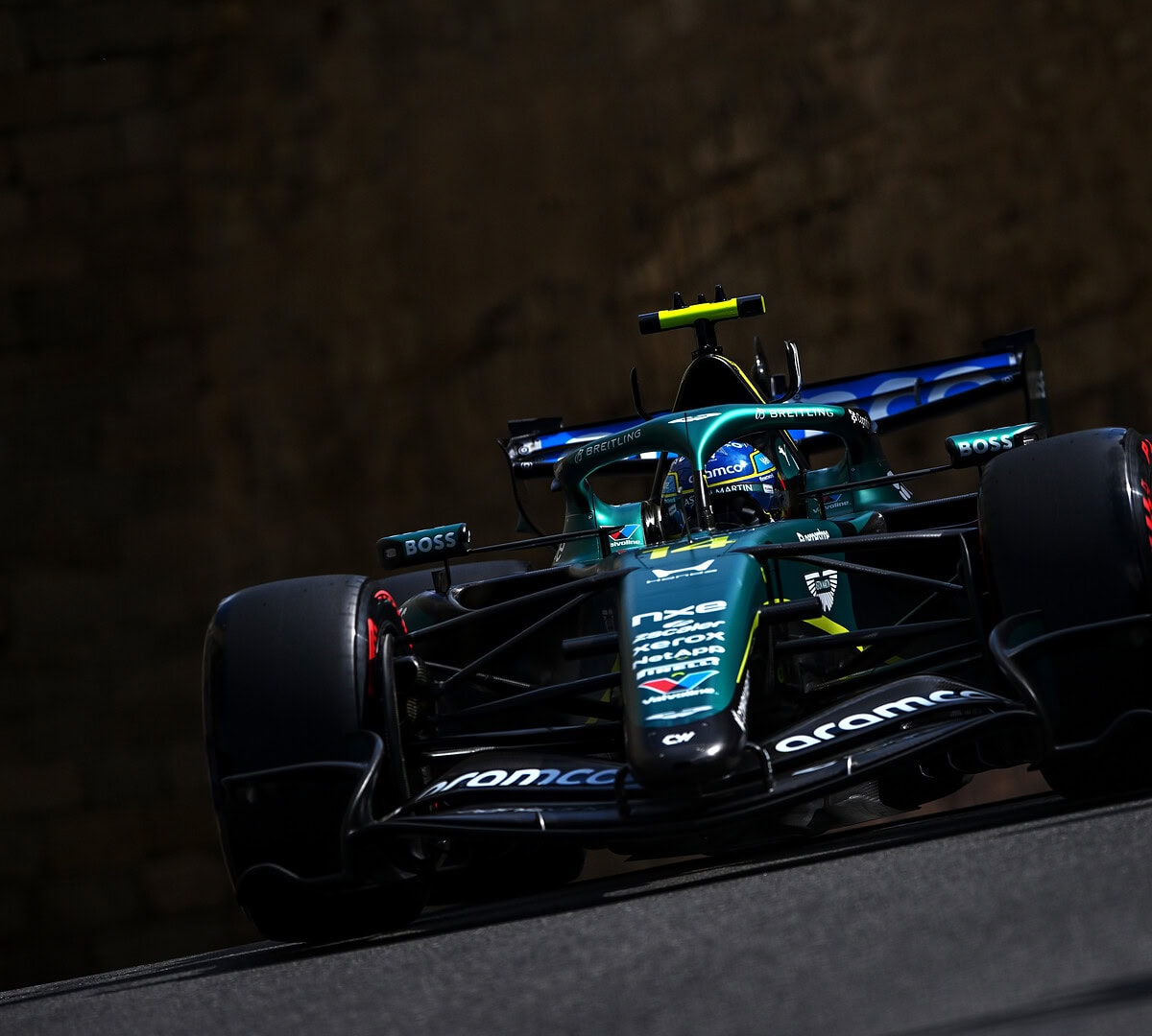Fernando Alonso - Aston Martin Azerbaijan GP Practice