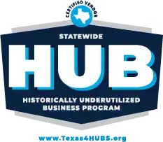 Logo for Statewide Hub Business Program with blue and white design.