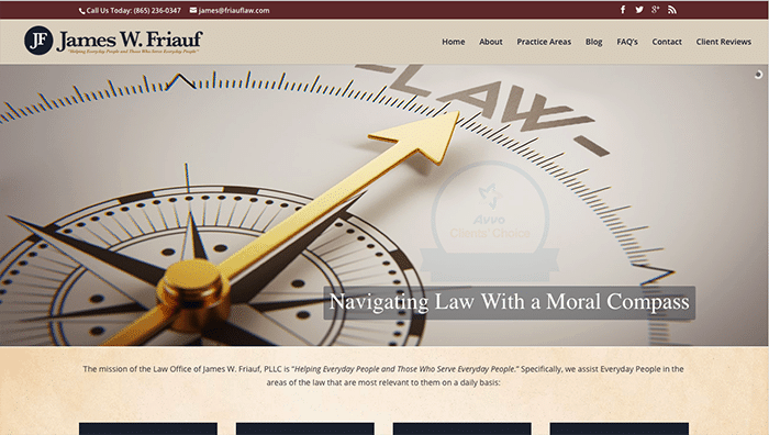 james-friauf lawyer website
