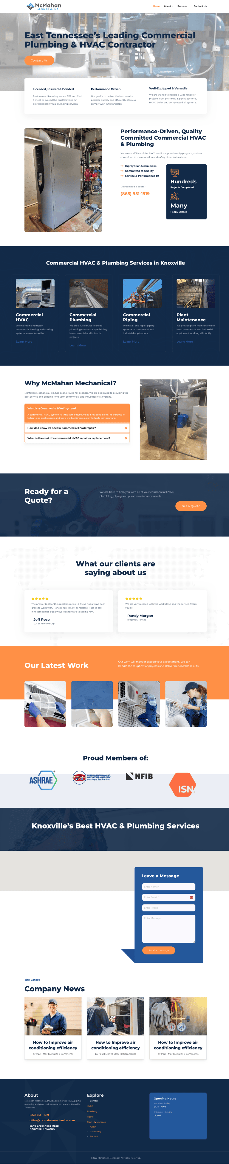 mcmahan mechanical website