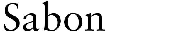 sabon is one of the most elegant classic fonts