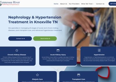 Tennessee River Nephrology Medical Website