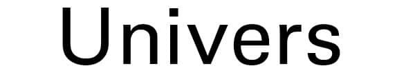 univers is one of the most versatile classic fonts
