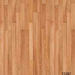 15267 teak wood grain decorative paper melamine paper – main view for furniture light brown