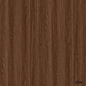 25586 elm wood grain decorative paper melamine paper – main view for furniture deep brown