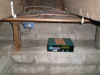 Radon Monitor In Crawl Space