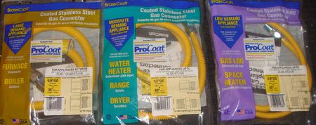 Gas Connector Sizes