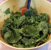Pea-spinach-salad
