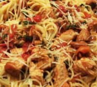 Basil chicken pasta