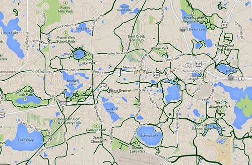Eden prairie-trails map