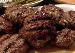 Blue cheese burgers