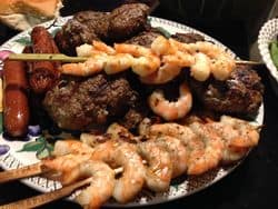 Grilled shrimp