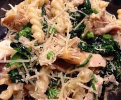 Chicken-spinach pasta Chicken-spinach pasta