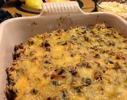 Mexican quesadilla casserole