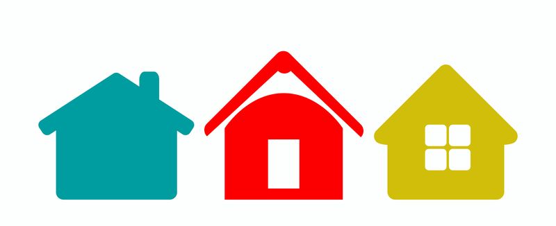 3 houses