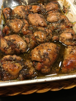 Chicken-honey balsamic