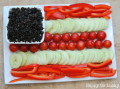Flag Veggie Tray