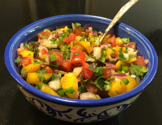 Peach salsa