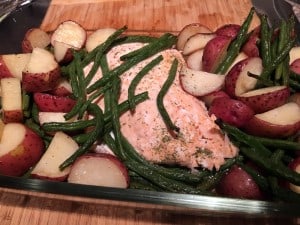 Salmon-one pan