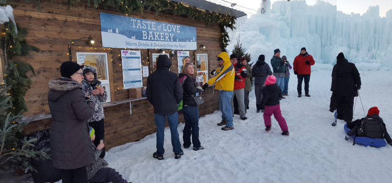 Ice castle bakery
