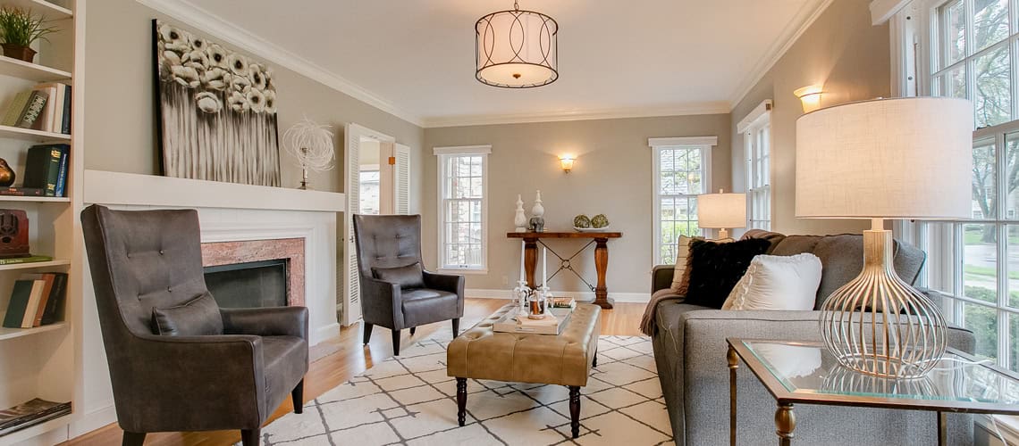 Bruce Fireplace and Chairs