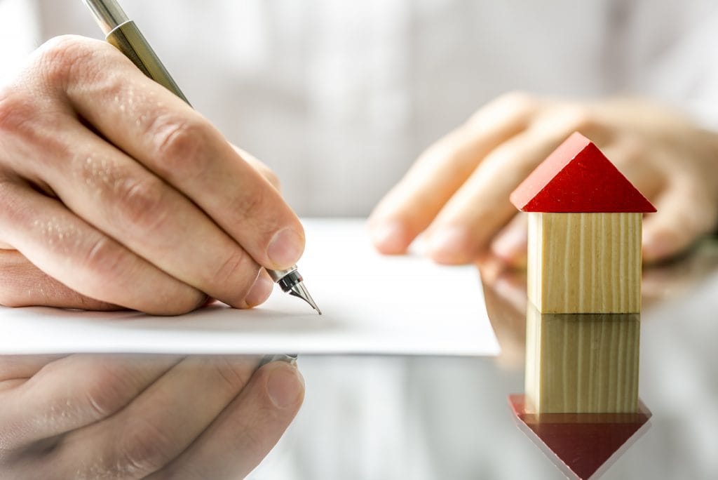 signing a contract