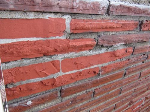 Painted grout lines