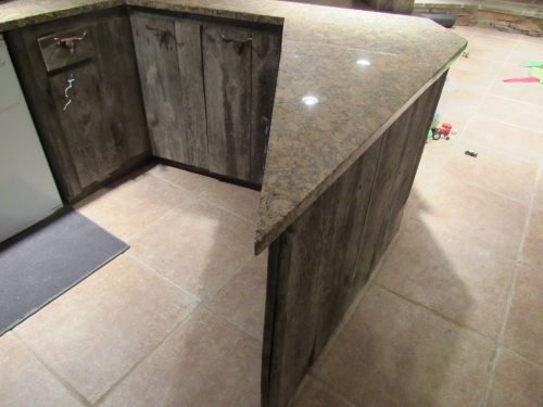 Pointed countertop