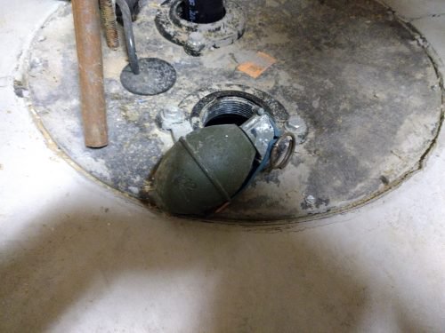 grenade at sump basket